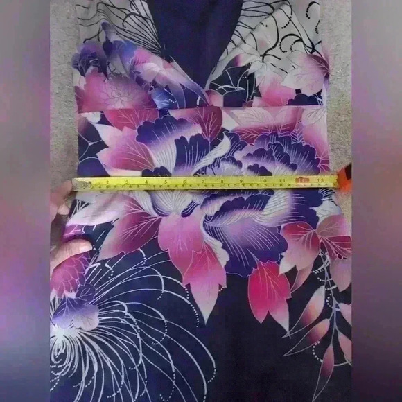 Marciano purple flowered  dress size 2 - Picture 9 of 13